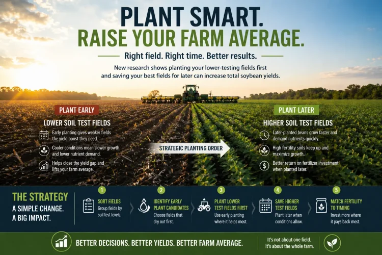 Rethink Soybean Planting Order to Boost Farm Yields